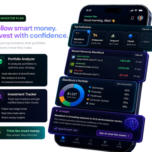 Bundle Investor Plan (Portfolio Analyzer + Investment Tracker)